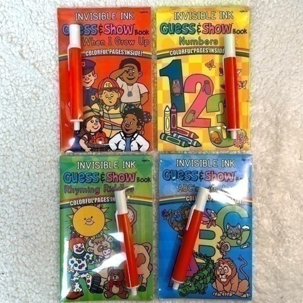 Lee Publications Invisible Ink Guess & Show Activity Set